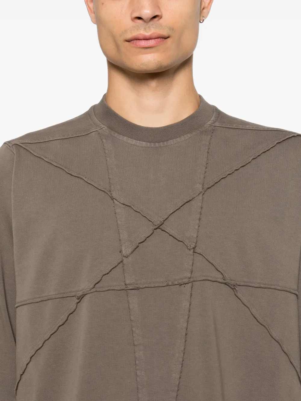 RICK OWENS DRKSHDW Rick Owens Drkshdw Men Stitched T-Shirt