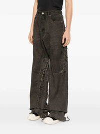 RICK OWENS DRKSHDW Rick Owens Drkshdw Men Distressed Wide-Leg Jeans