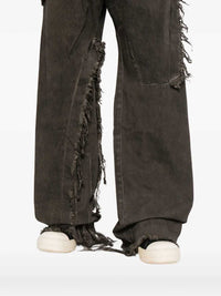 RICK OWENS DRKSHDW Rick Owens Drkshdw Men Distressed Wide-Leg Jeans
