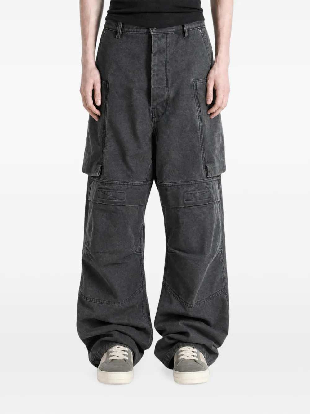 RICK OWENS DRKSHDW Rick Owens Drkshdw Men Trousers - Stefan Cargo Gravel