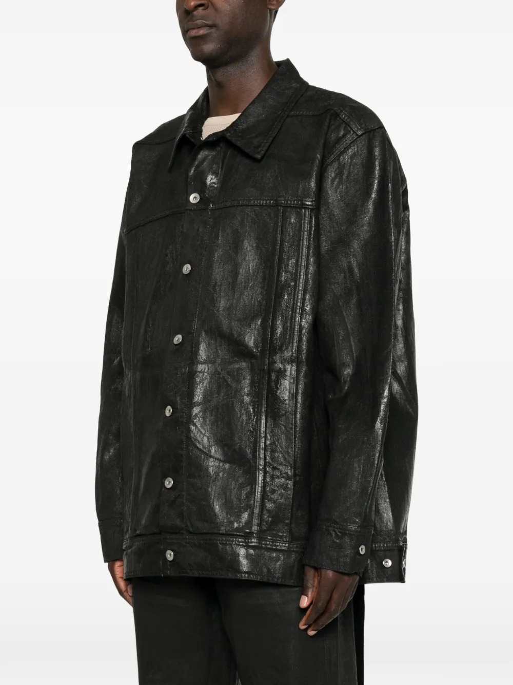 Rick Owens Drkshdw Men Button-Up Denim Jacket