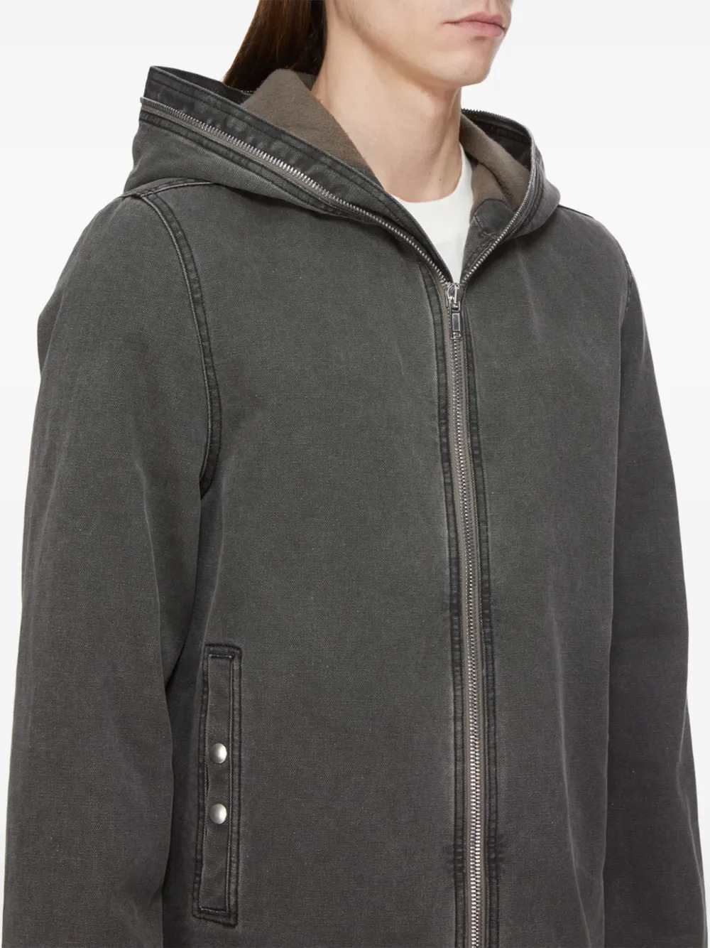 RICK OWENS DRKSHDW Rick Owens Drkshdw Men Hooded Zip-Up Jacket