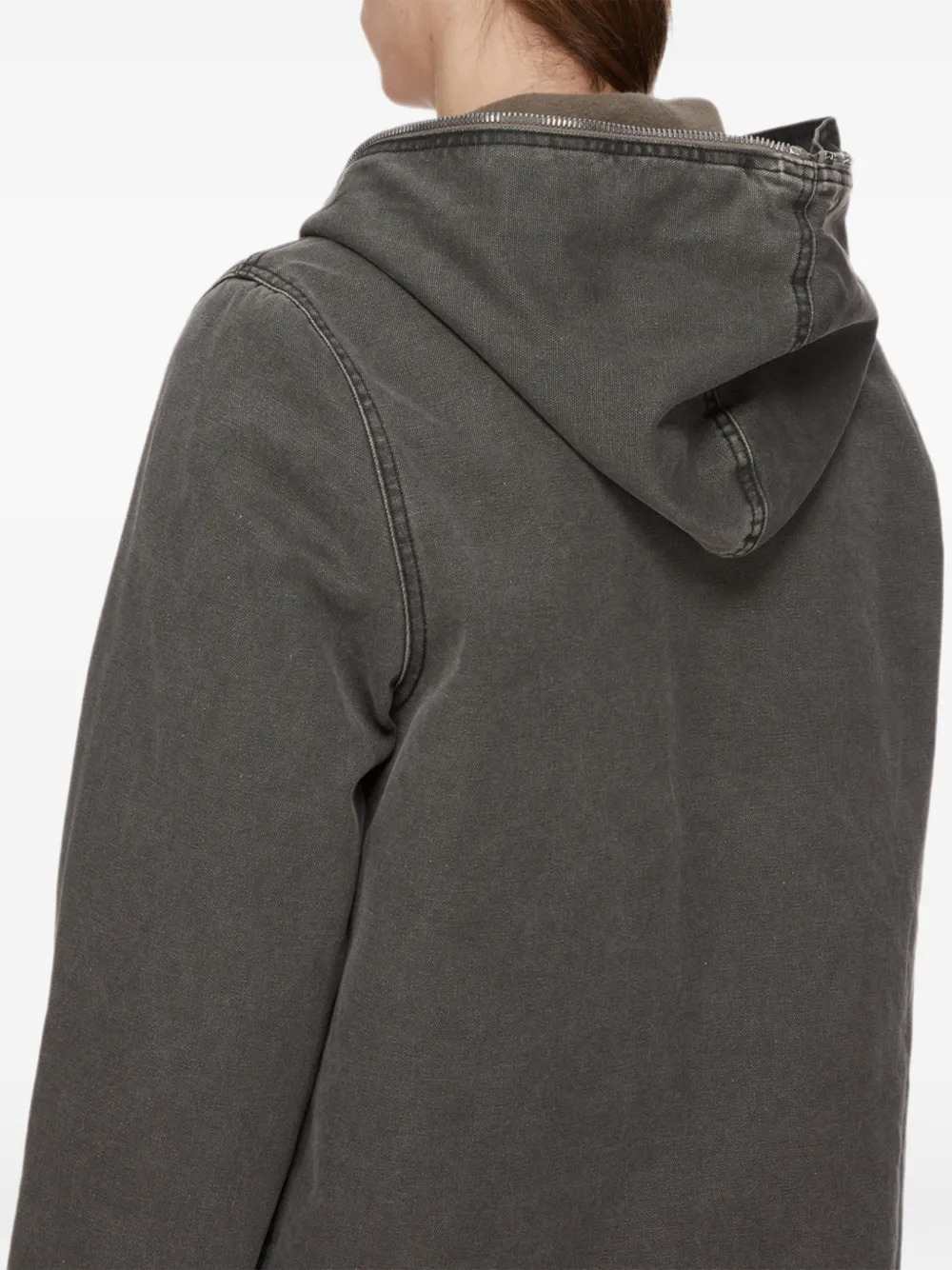 RICK OWENS DRKSHDW Rick Owens Drkshdw Men Hooded Zip-Up Jacket