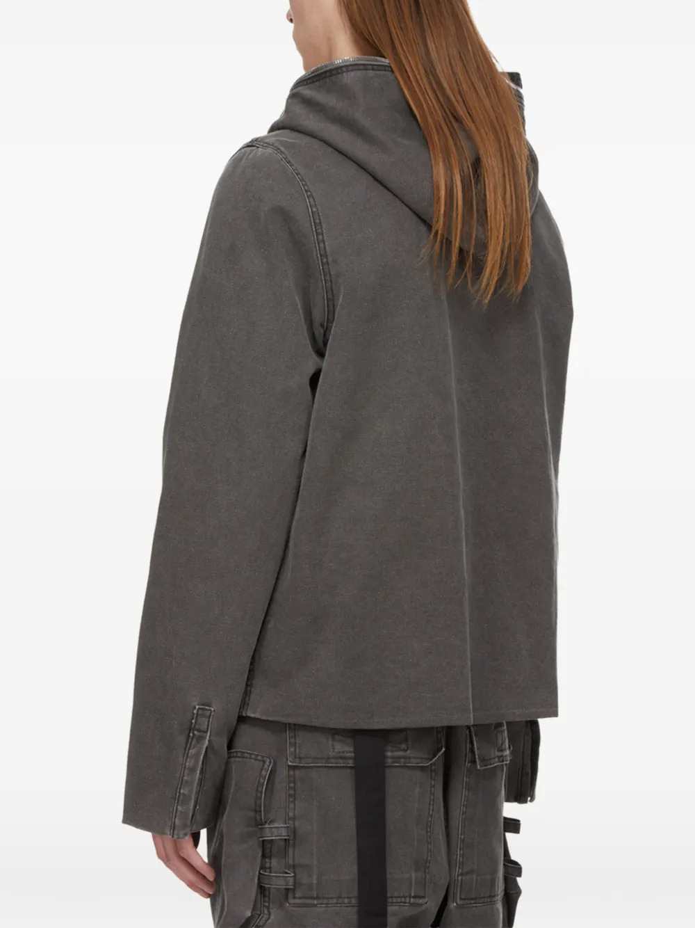 RICK OWENS DRKSHDW Rick Owens Drkshdw Men Hooded Zip-Up Jacket