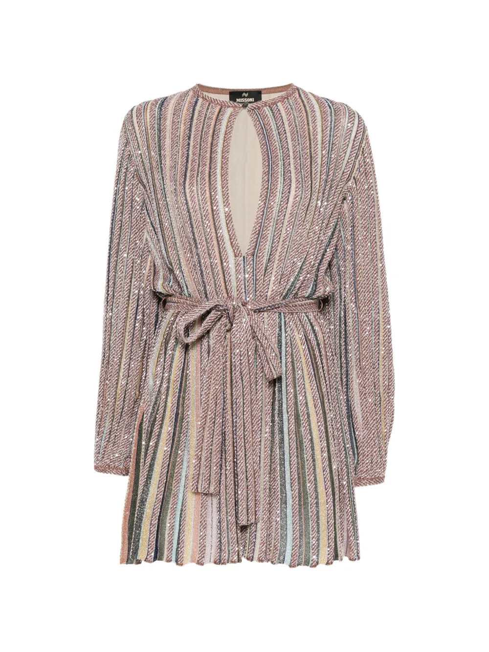 MISSONI Missoni Women Striped Sequin Mini Dress