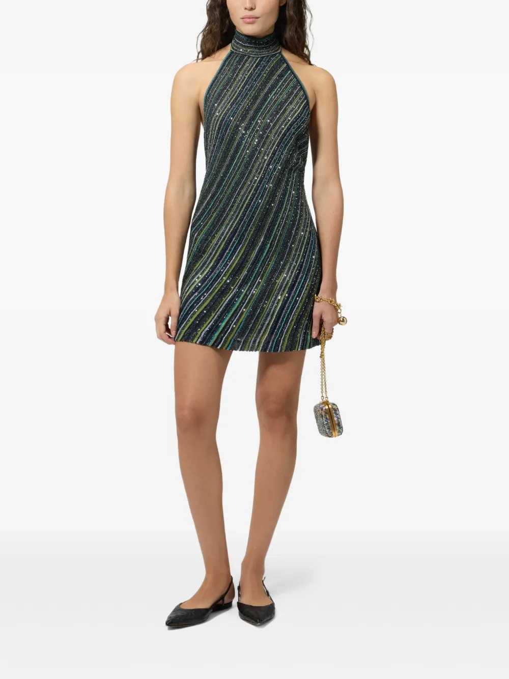 MISSONI Missoni Women Sequin Open-Back Mini Dress