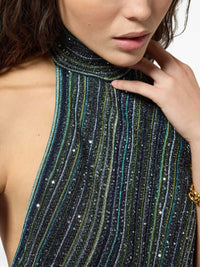 MISSONI Missoni Women Sequin Open-Back Mini Dress