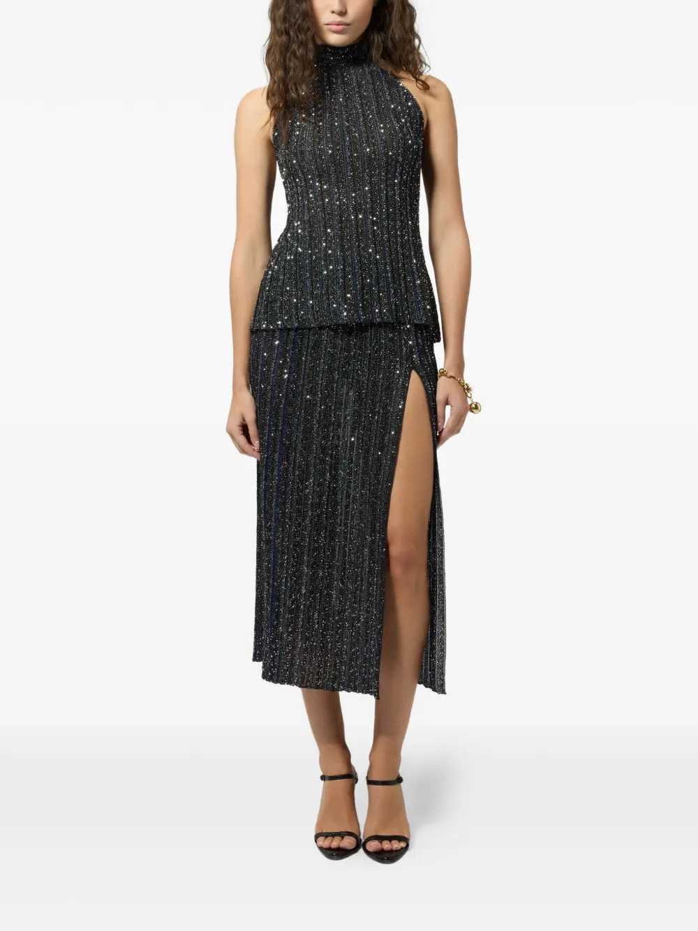 MISSONI Missoni Women Sequin Halter Top