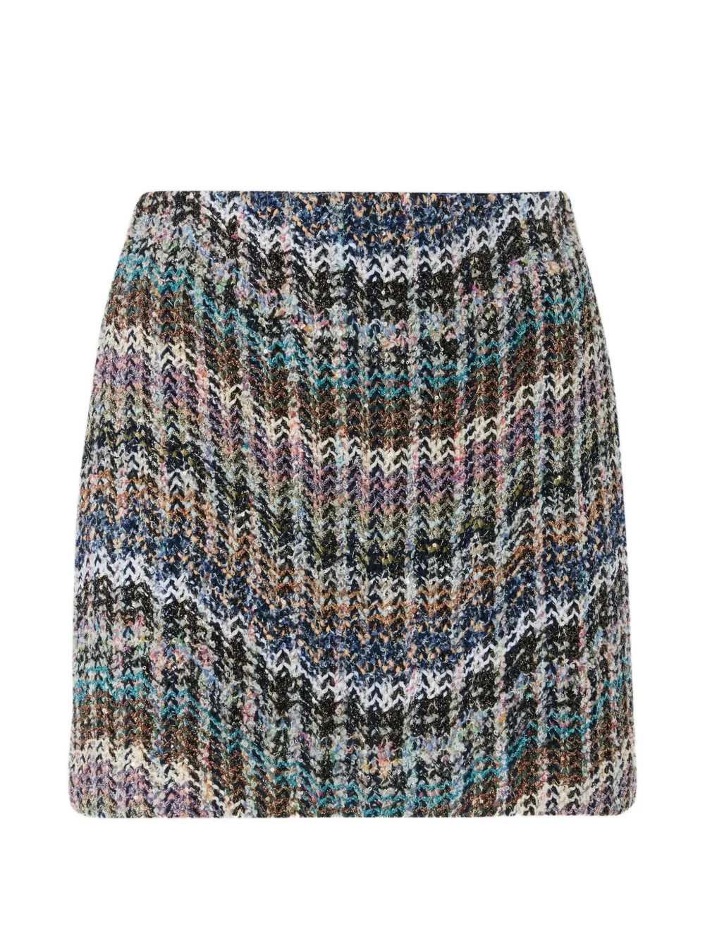 MISSONI Missoni Women Zigzag Knit Sequin Skirt