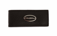 Dolce & Gabbana Dolce & Gabbana Brown Leather Magnet Mens Money Bar Clasp Money Cash Men's Clip