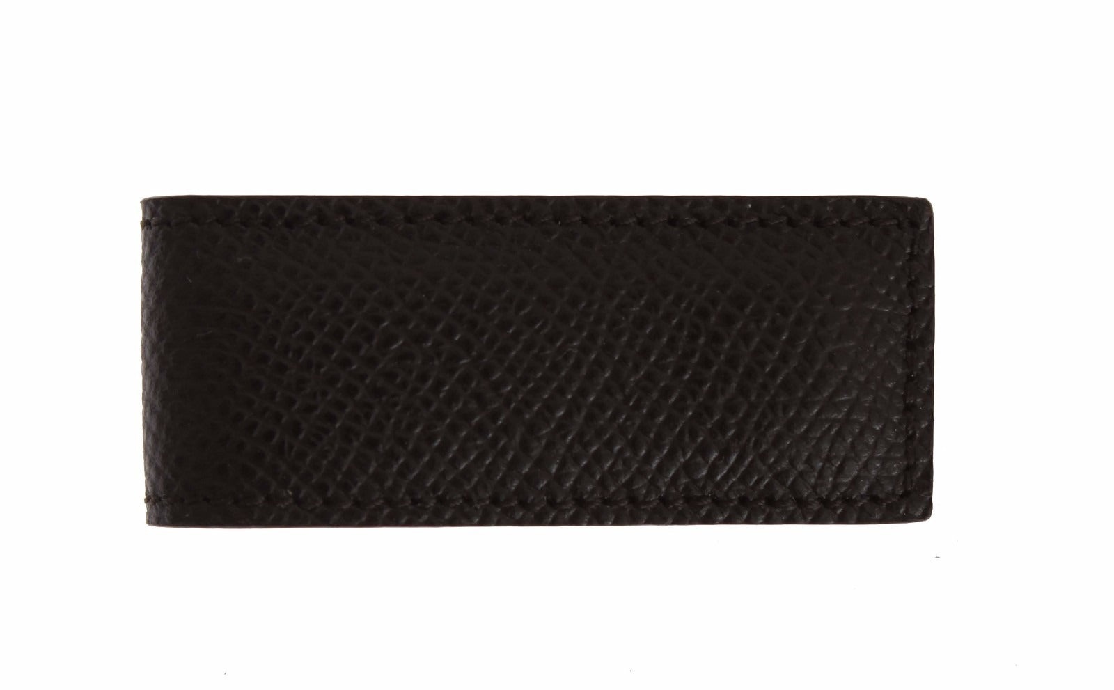 Dolce & Gabbana Dolce & Gabbana Brown Leather Magnet Mens Money Bar Clasp Money Cash Men's Clip