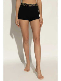 VERSACE Versace Women High-Waisted Boxers With Greek Print