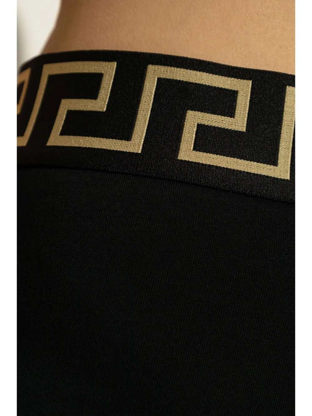 VERSACE Versace Women High-Waisted Boxers With Greek Print
