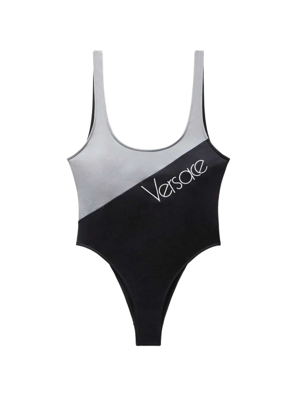 VERSACE Versace Women Embroidered Logo One-Piece Swimsuit
