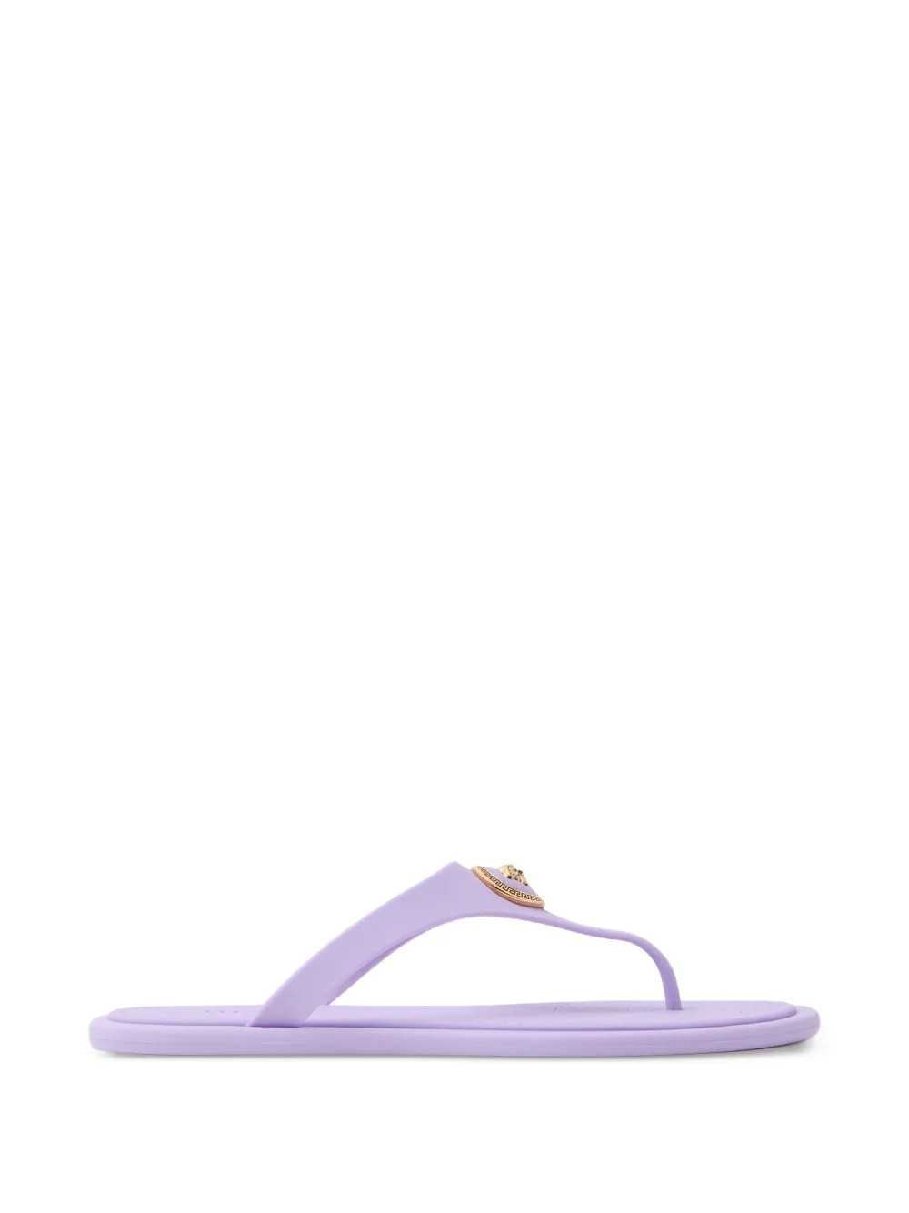 Versace Women Alia Rubber Flat Sandals