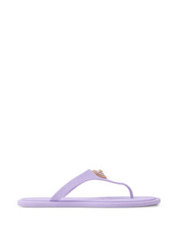 Versace Women Alia Rubber Flat Sandals
