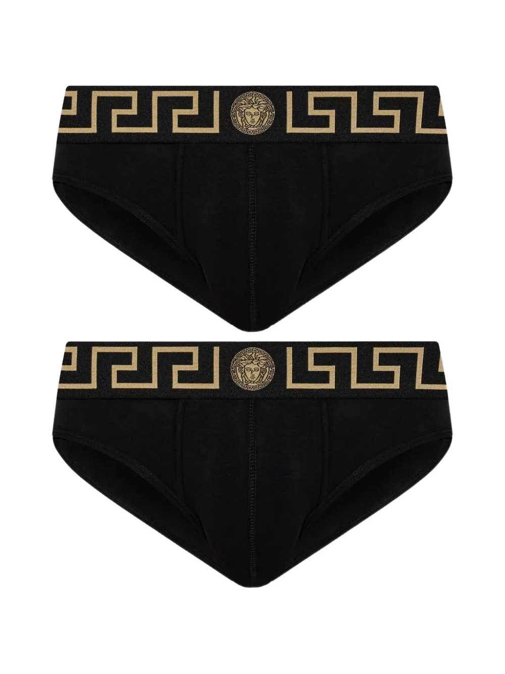 Versace Men Greca Medusa Briefs (Two-Pack)