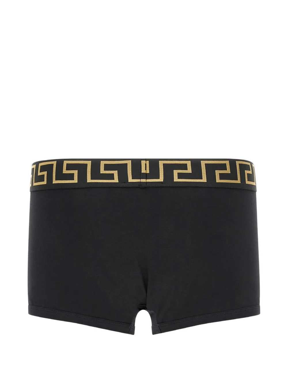 Versace Men Two-Pack Of Bi-Stretch Organic Cotton Boxers With Gold Logo