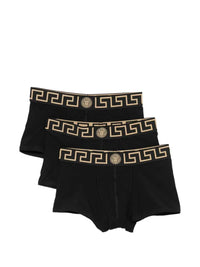 Versace Men Logo-Print Boxer Shorts (Set Of Three)