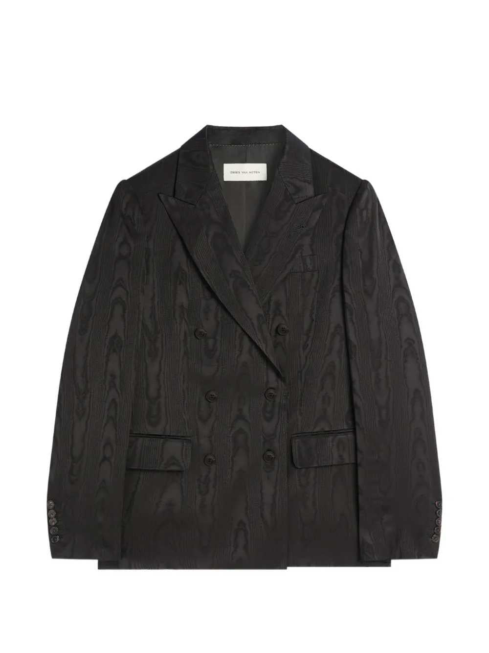 DRIES VAN NOTEN Dries Van Noten Women Moiré Double-Breasted Blazer