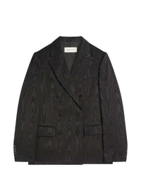 DRIES VAN NOTEN Dries Van Noten Women Moiré Double-Breasted Blazer