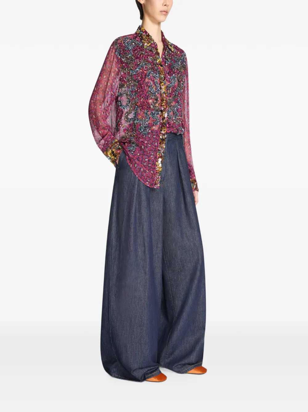 DRIES VAN NOTEN Dries Van Noten Women Embroidered Shirt
