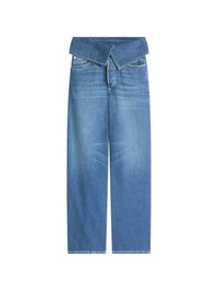 Dries Van Noten Women Folded-Waist Jeans