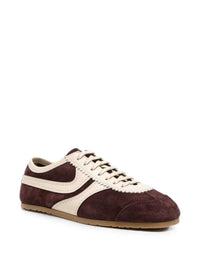 DRIES VAN NOTEN Dries Van Noten Women Purple Leather Panelled Sneakers