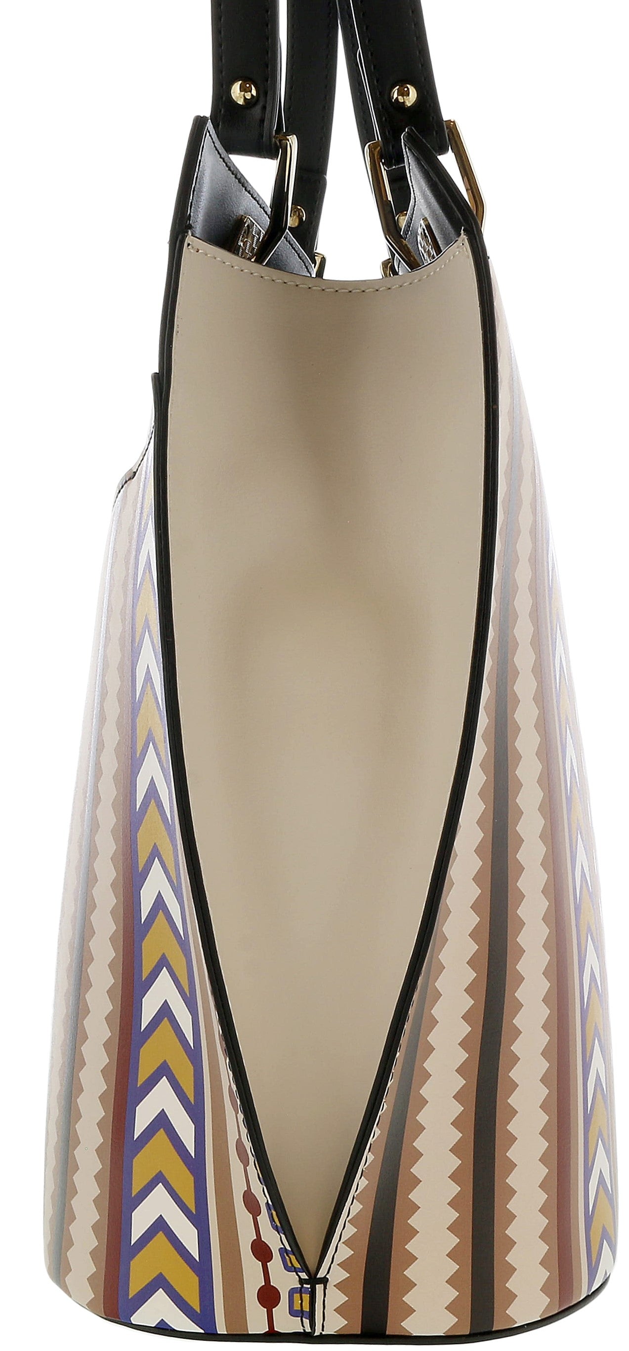 Tosca Blu Multicolor Large Printed Shopper Tall Shopper Tote
