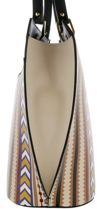 Tosca Blu Multicolor Large Printed Shopper Tall Shopper Tote