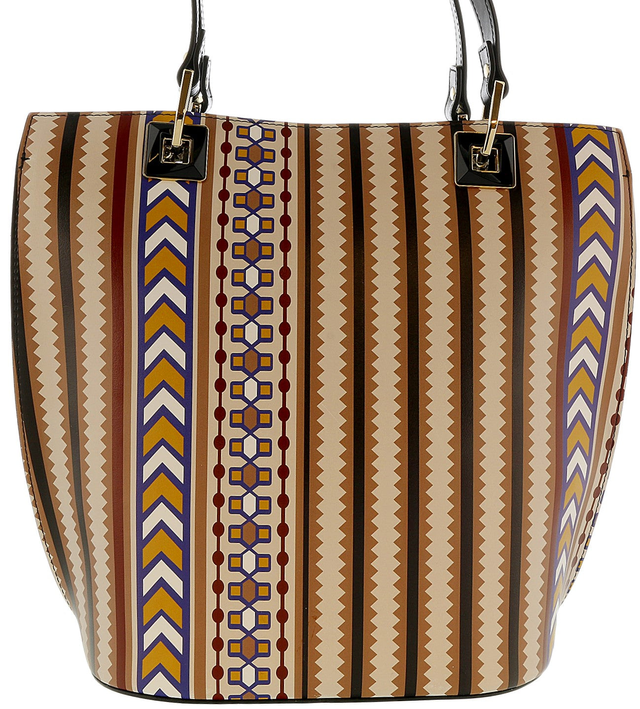 Tosca Blu Multicolor Large Printed Shopper Tall Shopper Tote
