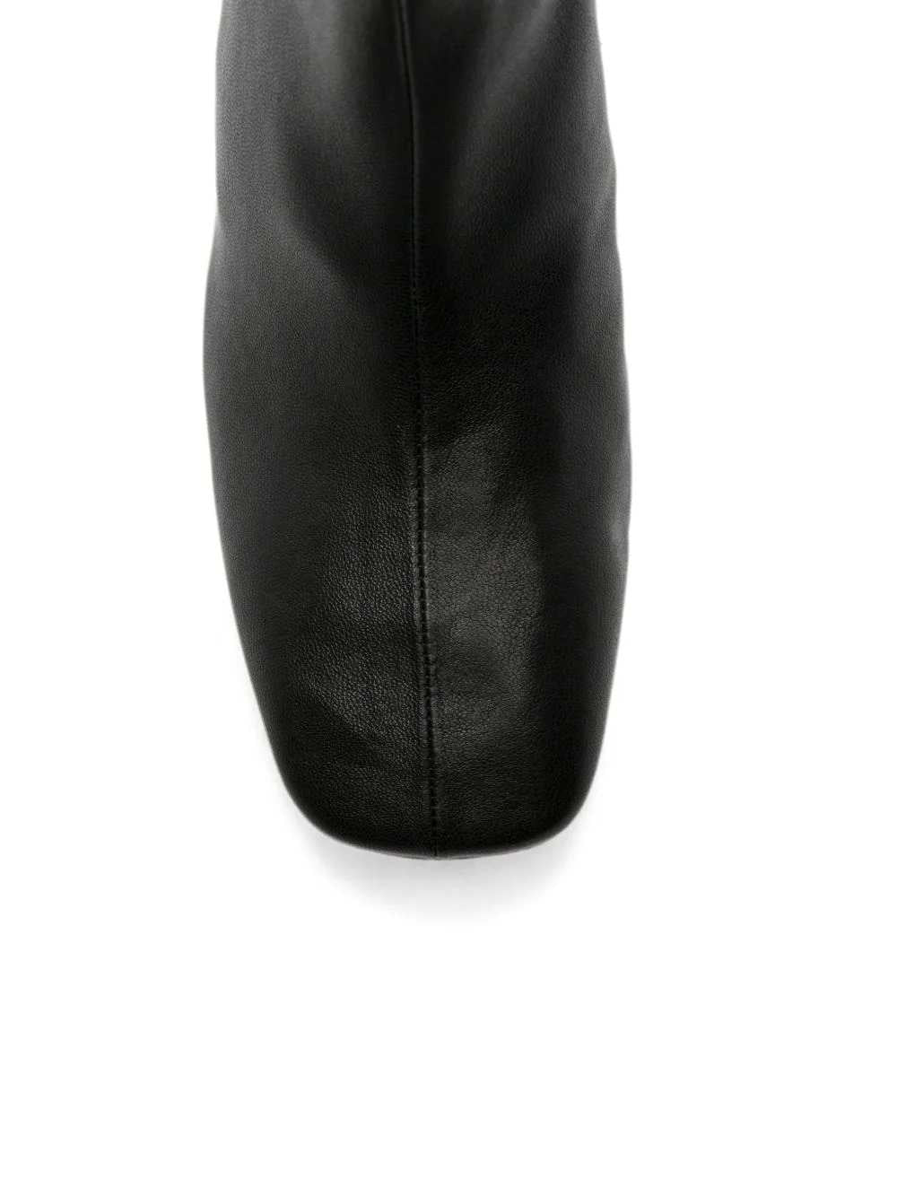 DRIES VAN NOTEN Dries Van Noten Women Black Leather Heeled Ankle Boots