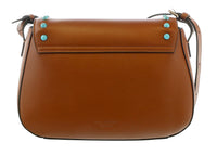 Tosca Blu Tan Small Western Inspired Beaded Boho Bag