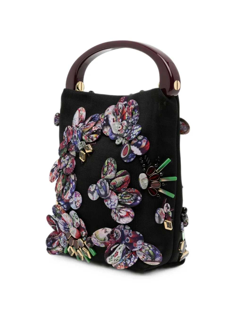 DRIES VAN NOTEN Dries Van Noten Women Bw262-Crisp705-900Emb Wl.Bag Black