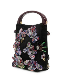 DRIES VAN NOTEN Dries Van Noten Women Bw262-Crisp705-900Emb Wl.Bag Black