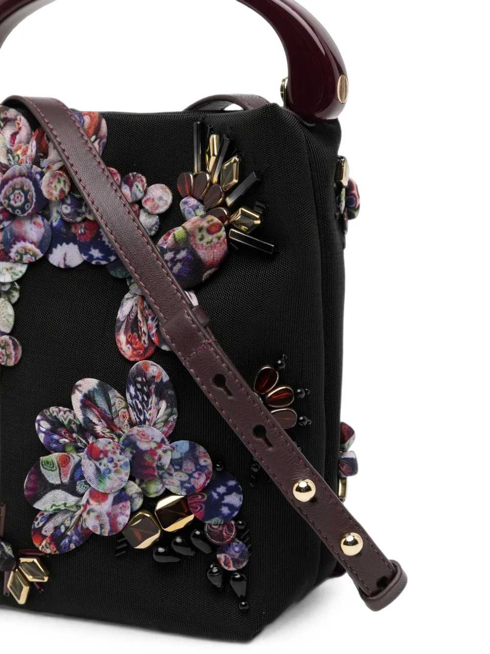 DRIES VAN NOTEN Dries Van Noten Women Bw262-Crisp705-900Emb Wl.Bag Black