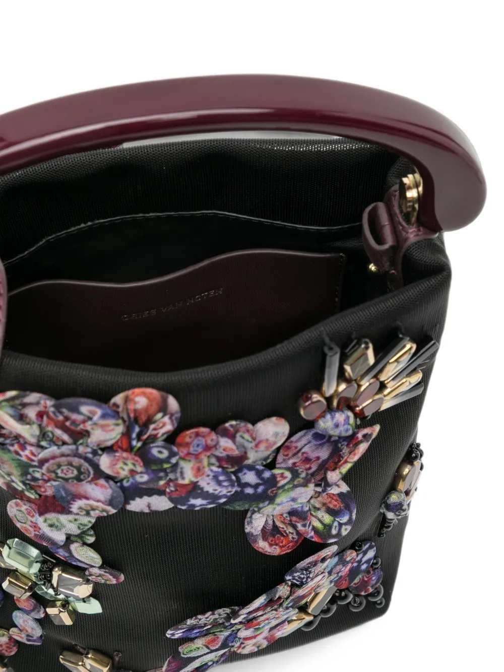 DRIES VAN NOTEN Dries Van Noten Women Bw262-Crisp705-900Emb Wl.Bag Black