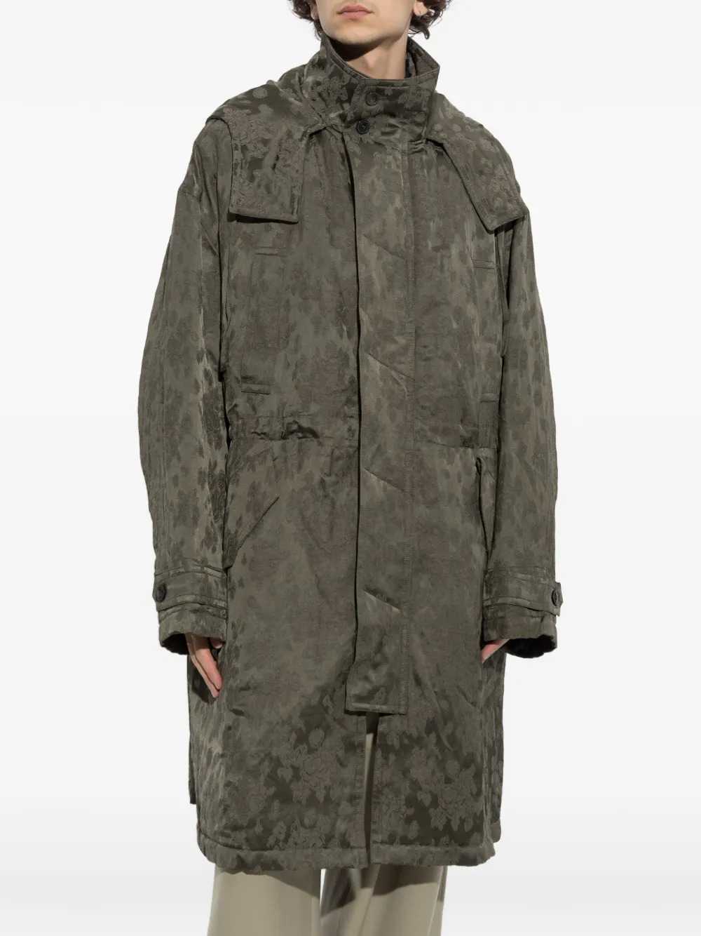 Dries Van Noten Men Roxer 4260 M.W.Coat Khaki