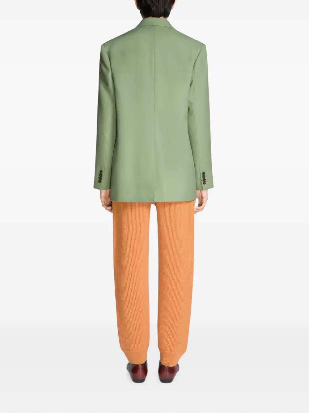 Dries Van Noten Men Oversized Wool Blazer