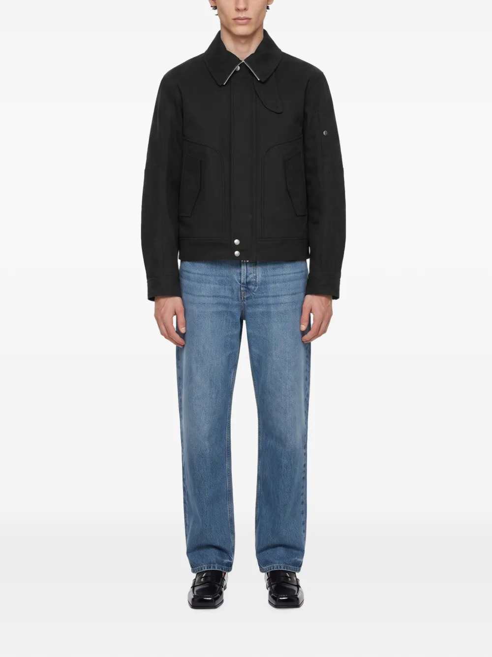 Dries Van Noten Men Vince 4106 M.W. Jacket Black