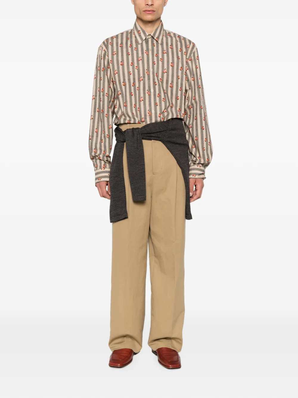DRIES VAN NOTEN Dries Van Noten Men Caper 4004 M.W. Shirt Bei
