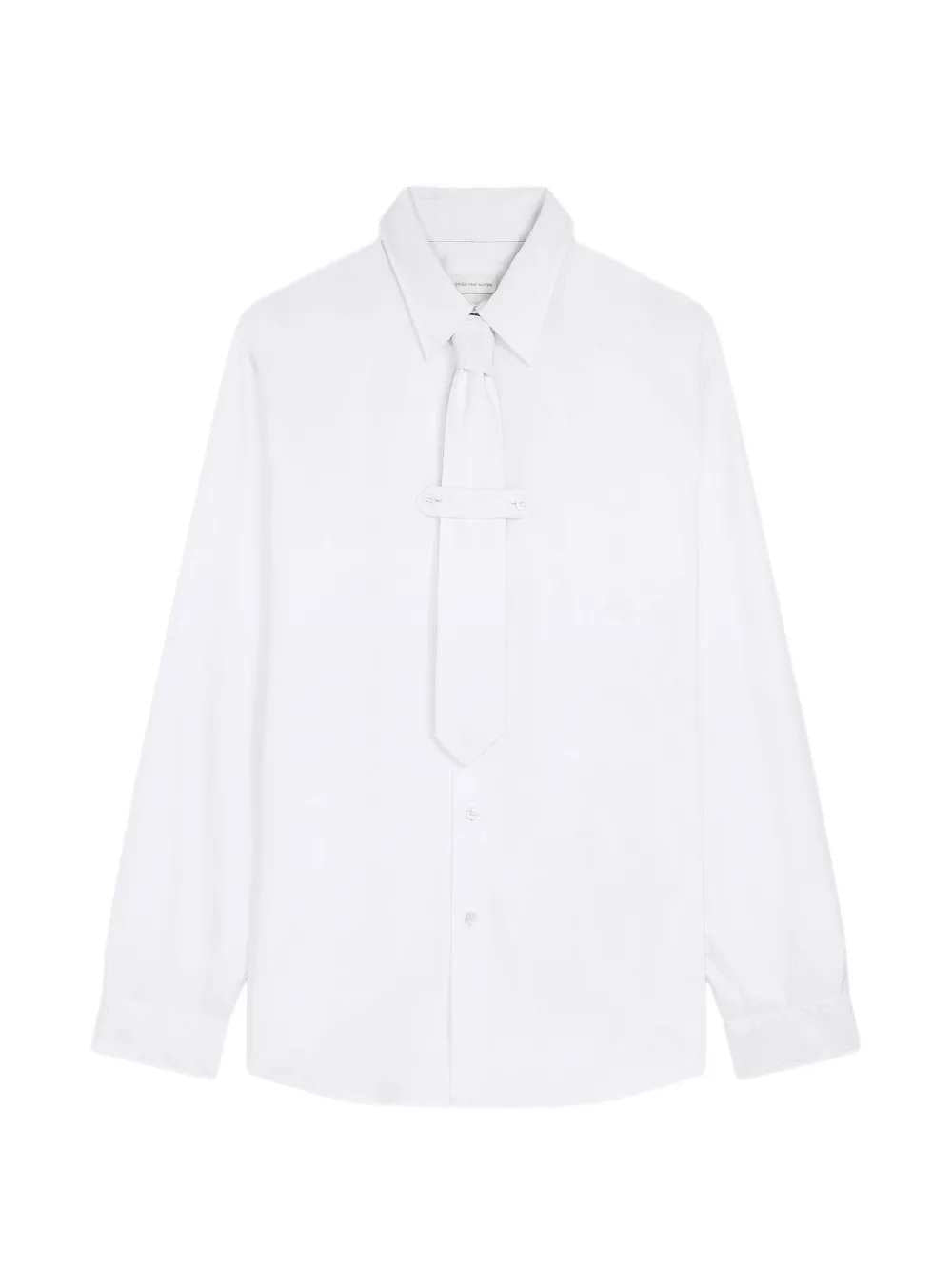 DRIES VAN NOTEN Dries Van Noten Men Classic Cotton Shirt With Tie