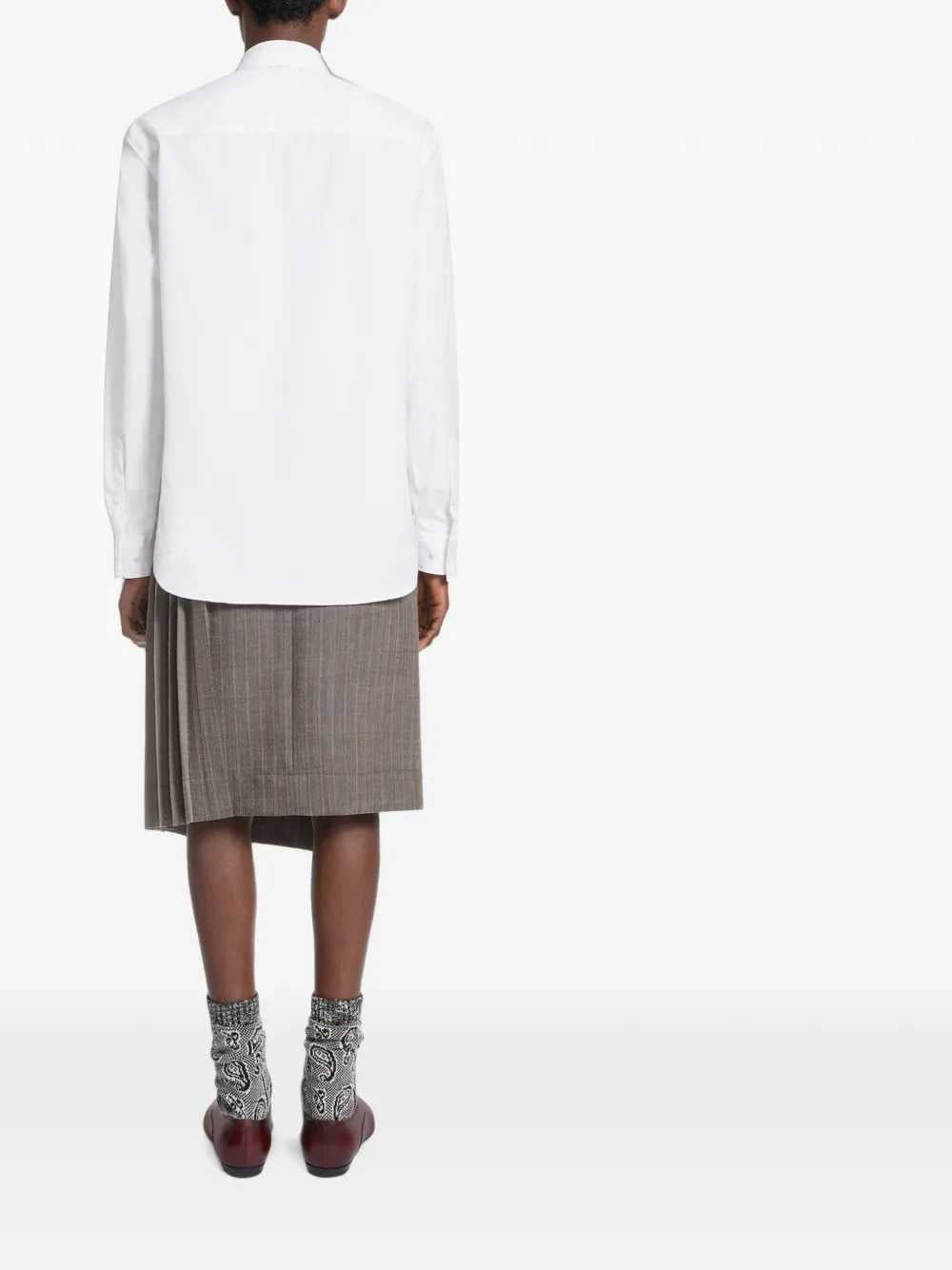 DRIES VAN NOTEN Dries Van Noten Men Classic Cotton Shirt With Tie