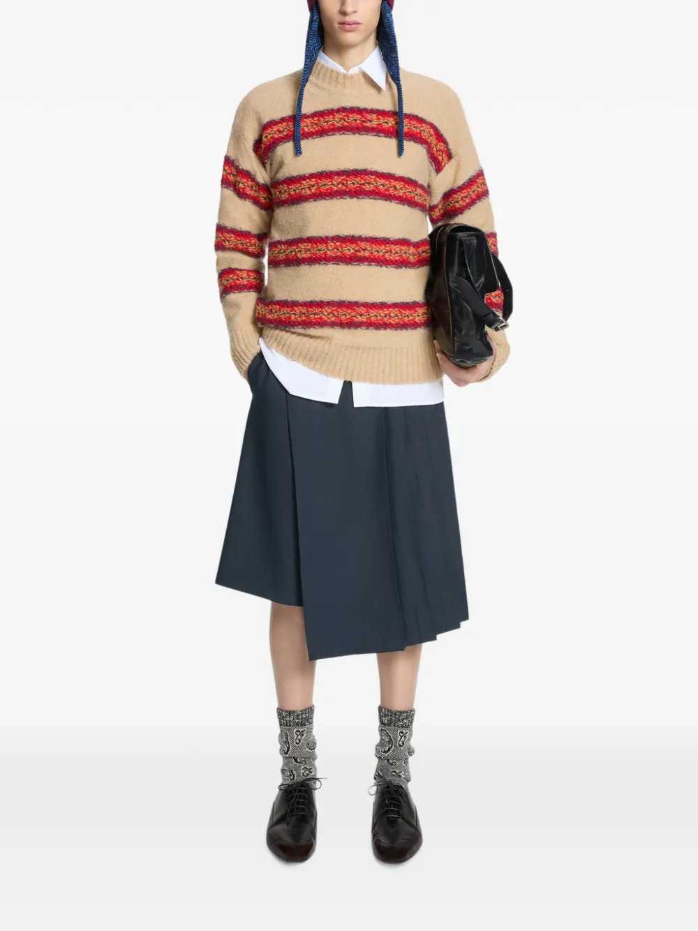DRIES VAN NOTEN Dries Van Noten Men Jacquard Wool Sweater
