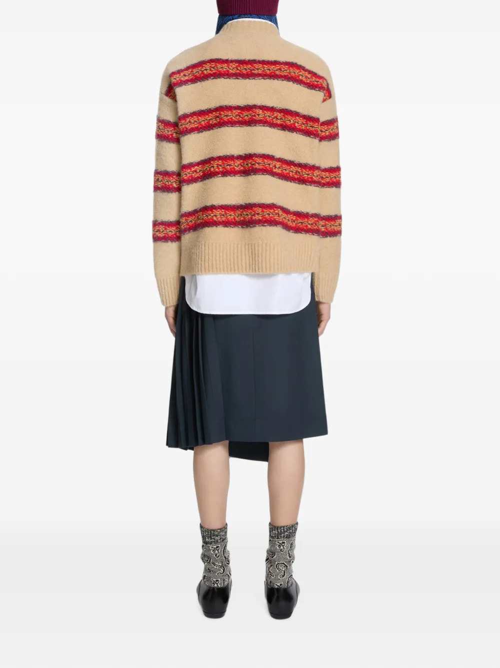 DRIES VAN NOTEN Dries Van Noten Men Jacquard Wool Sweater