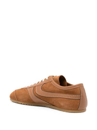 DRIES VAN NOTEN Dries Van Noten Men Dries Van Noten Men`S Sneakers In Tan Suede Calfskin, Featuring A Low-Top Silhouette, Lace-Up Closure, And Flat Sole.