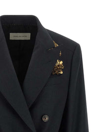 DRIES VAN NOTEN Dries Van Noten Women Embroidered Double-Breasted Blazer