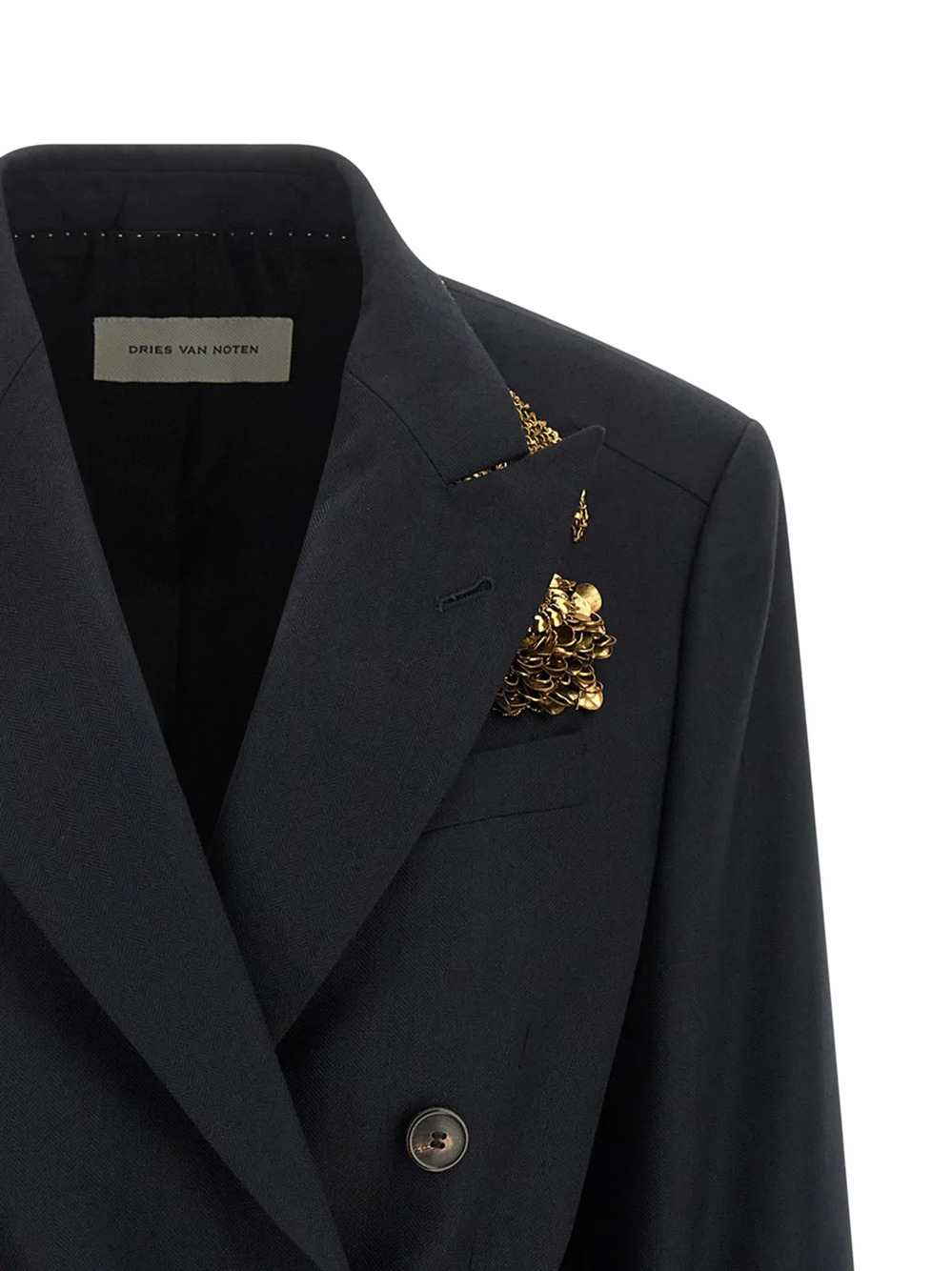 DRIES VAN NOTEN Dries Van Noten Women Embroidered Double-Breasted Blazer
