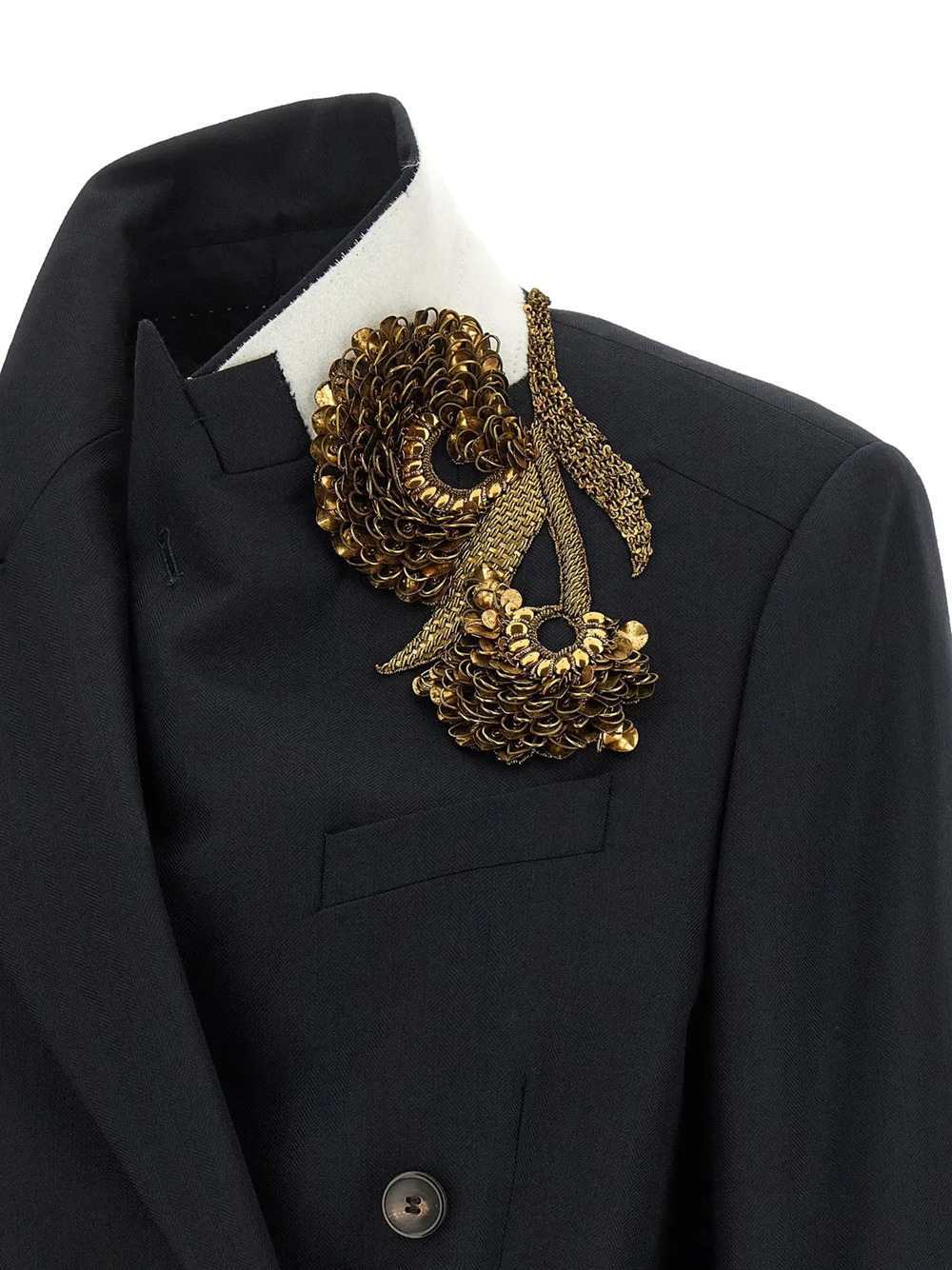 DRIES VAN NOTEN Dries Van Noten Women Embroidered Double-Breasted Blazer