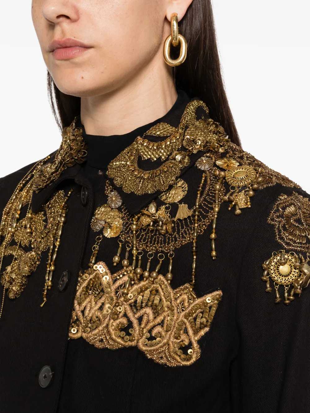 DRIES VAN NOTEN Dries Van Noten Women Bettsy Emb 4444 W.W. Jacket Black